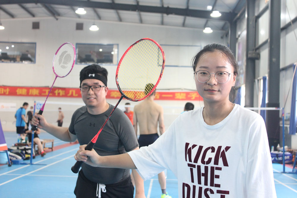 混雙冠軍：造價咨詢中心李航、李莎莎