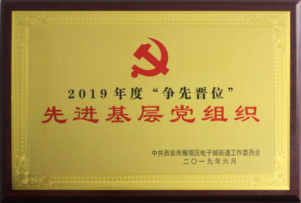 “2019年度爭先晉位”先進基層黨組織 “2019年度爭先晉位”先進基層黨組織