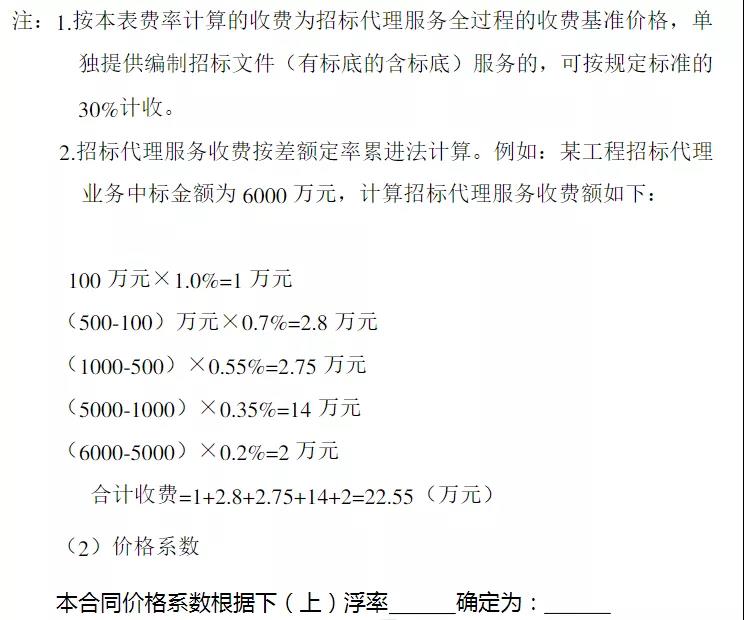 招標代理服務費 招標代理服務費