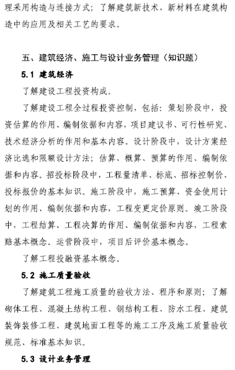 大事件!9門變6門!一級注冊建筑師考試大綱(21版)發布,2023年執行! 大事件!9門變6門!一級注冊建筑師考試大綱(21版)發布,2023年執行!